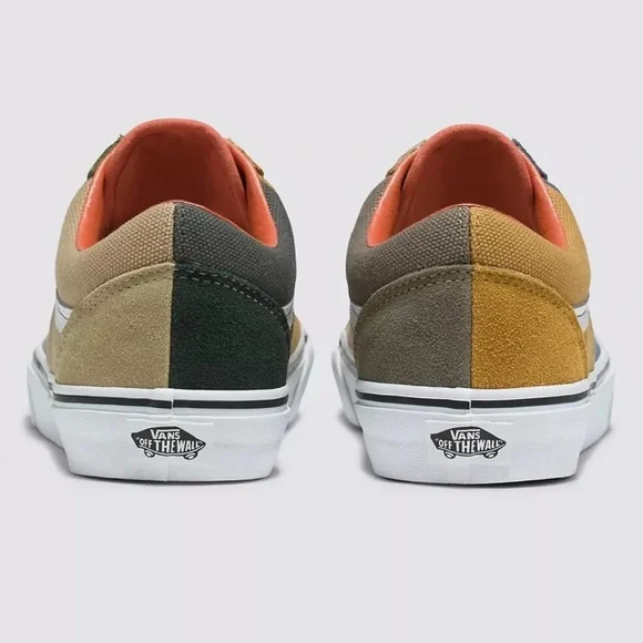 New Vans Old Skool Split Duck Canvas Multi Sneakers Low-Top Shoes Men’s 6 1/2 - Picture 5 of 8